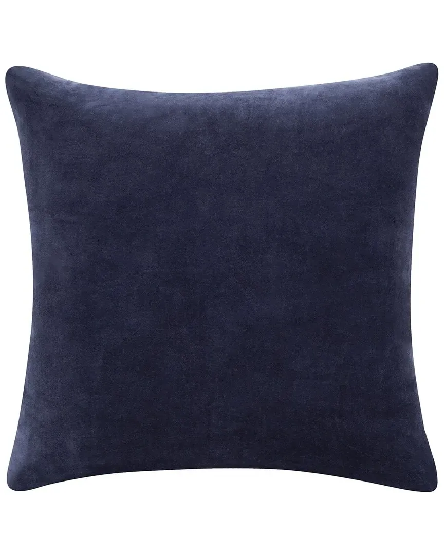 Velvet Handmade Decorative Throw Pillow - Ocean Blue