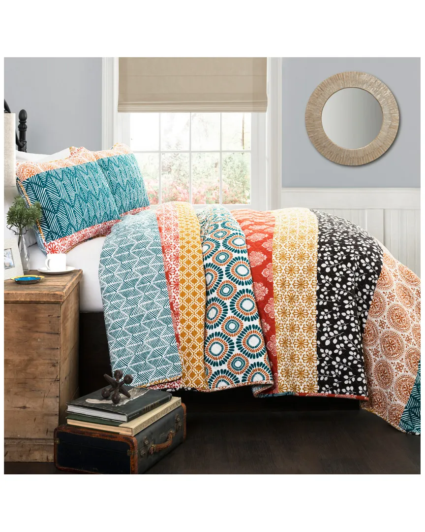 Anneka Quilt Set - Tan, Cotton