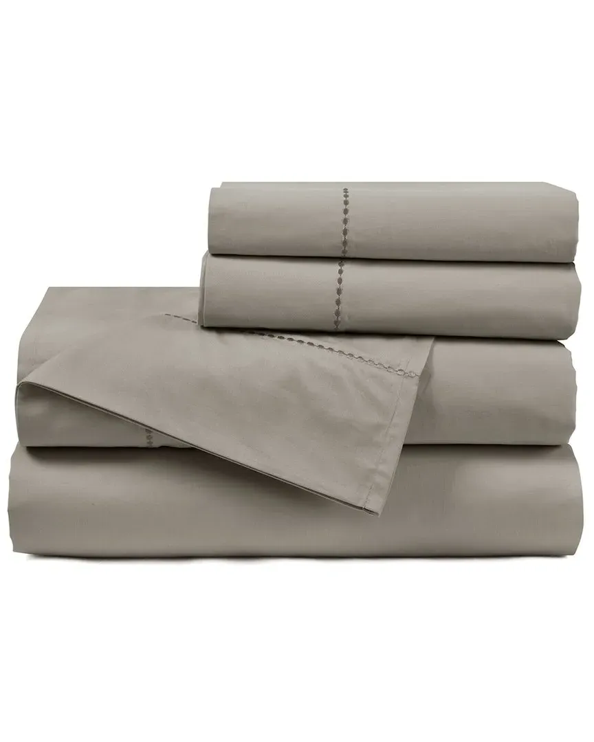 Aria Dots Cotton Sheet Set - Dark Gray image