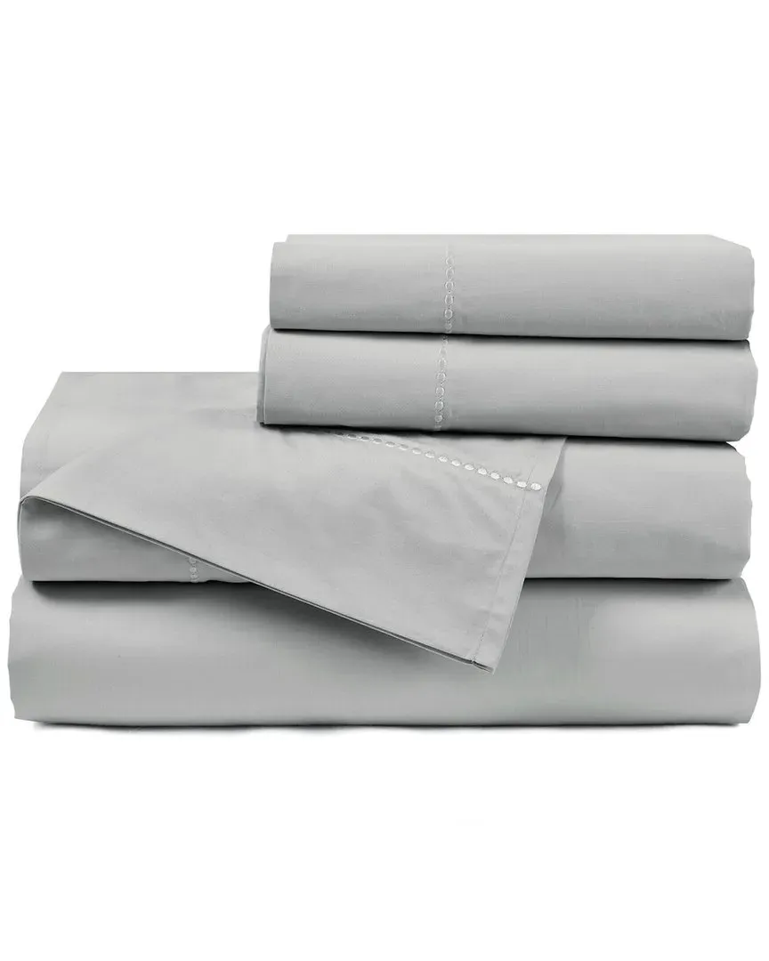 Aria Dots Cotton Sheet Set - Light Gray