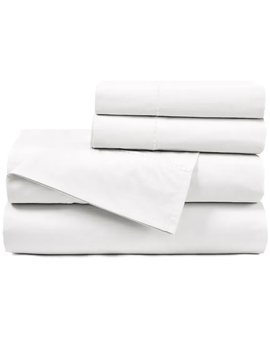 Aria Dots Cotton Sheet Set - White