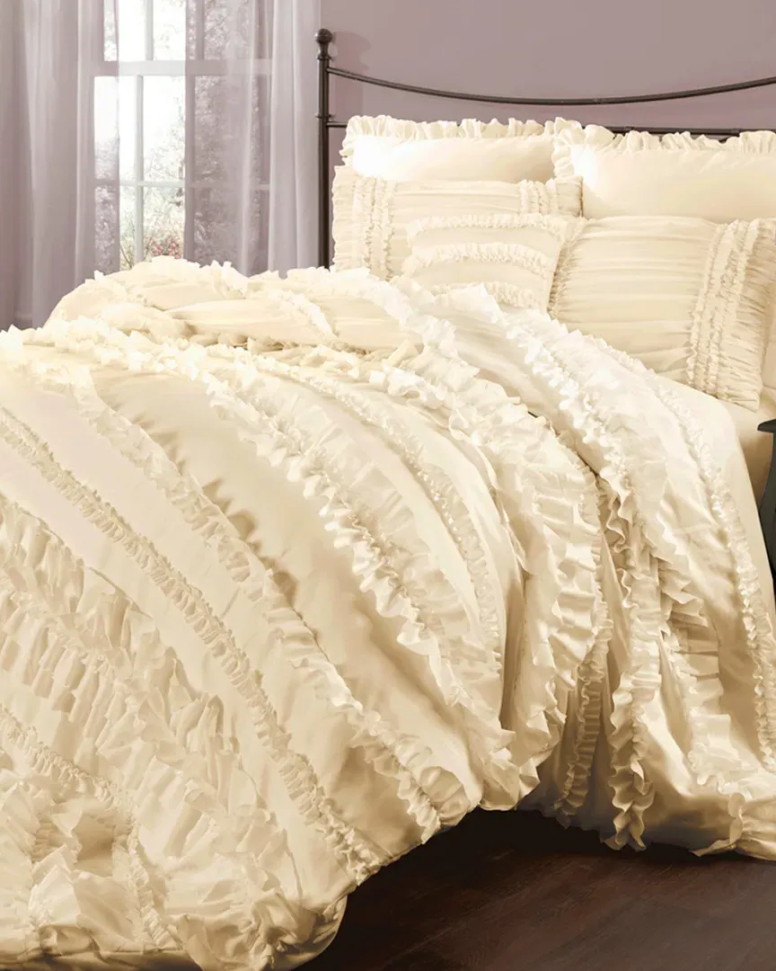 Belle Comforter Set - Ivory, Polyester