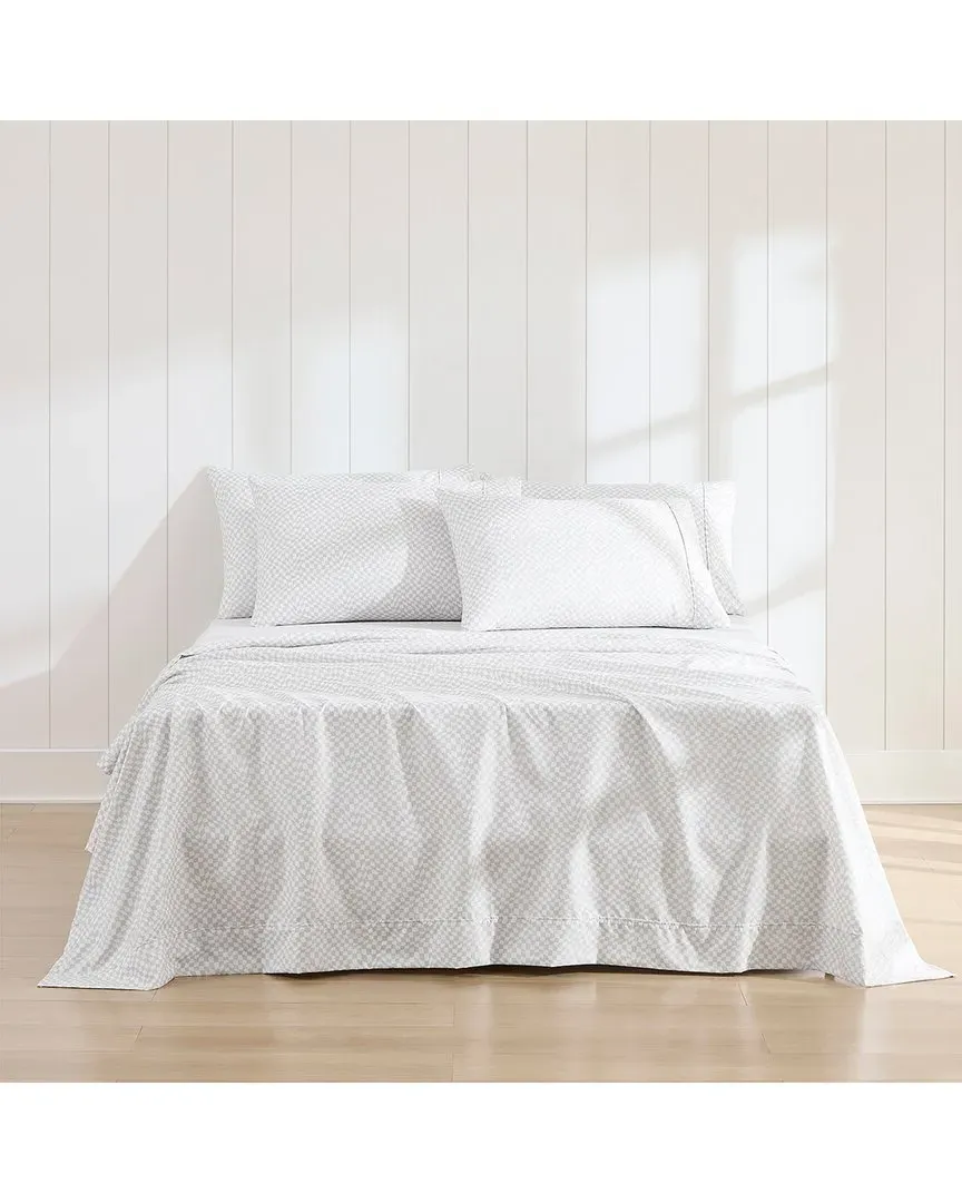 Circus Wavy Checks Sheet Set - Light Gray image