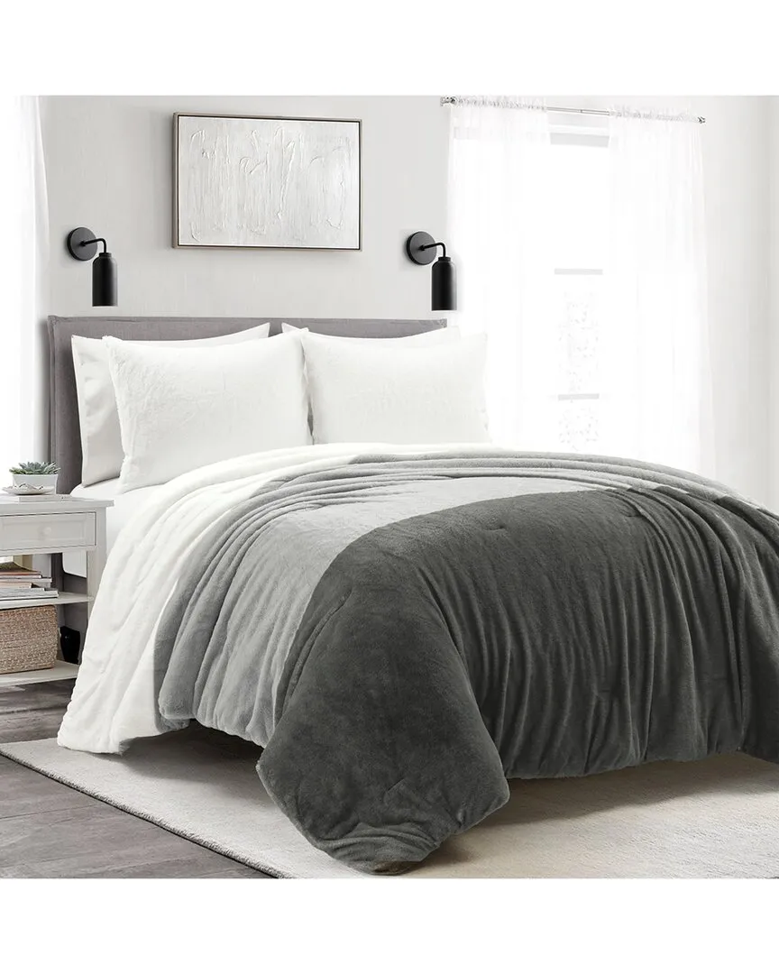 Farmhouse All-Season Comforter Set - Gray, Polyester