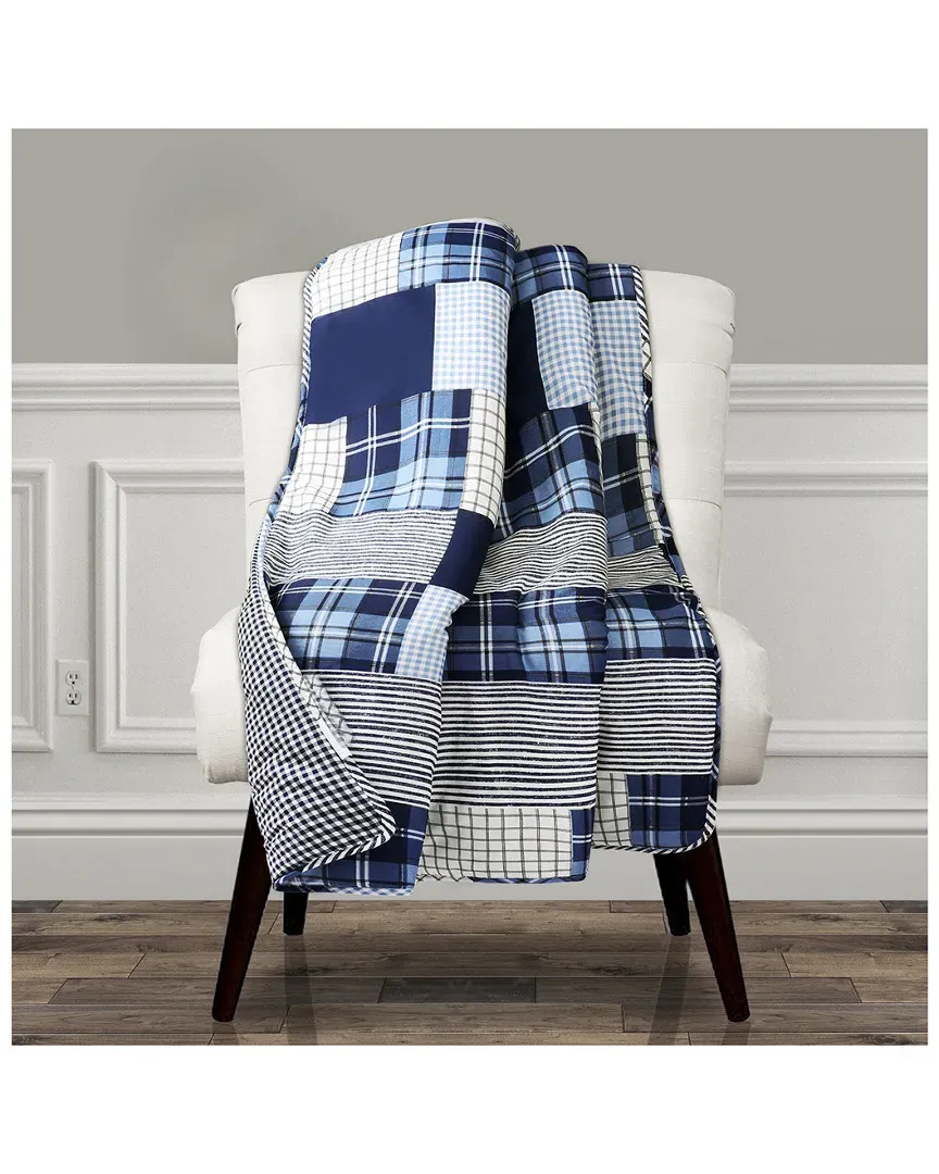 Fashions Greenville Throw Blanket - Navy image