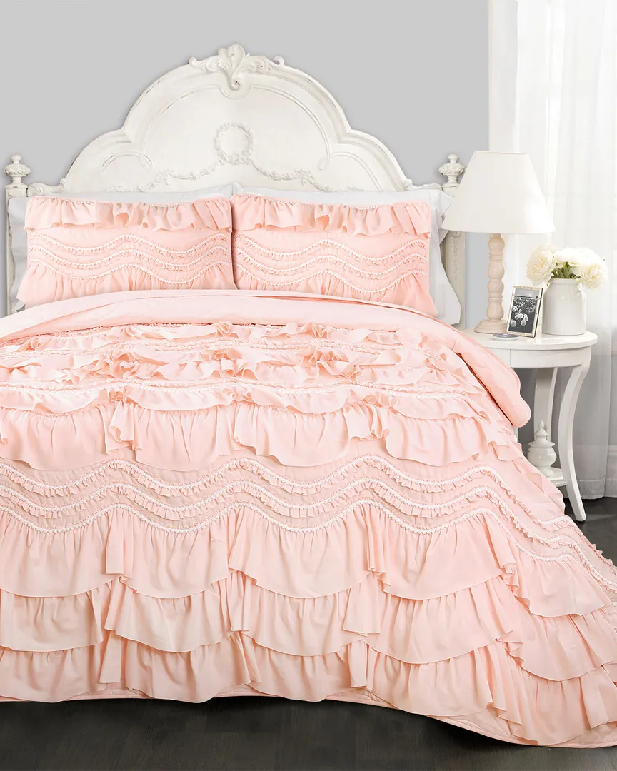 Kemmy 3-Piece Quilt Set - Blush