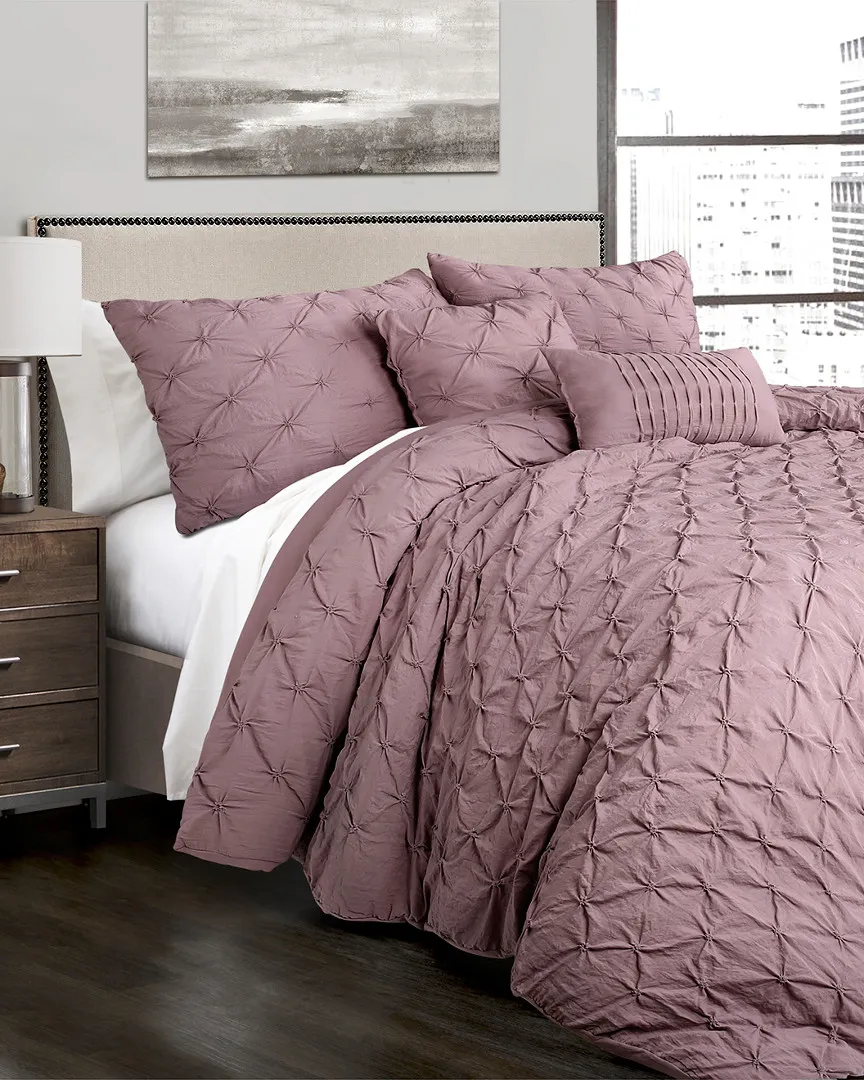 Ravello Full/Queen Comforter Set - Woodrose, Polyester