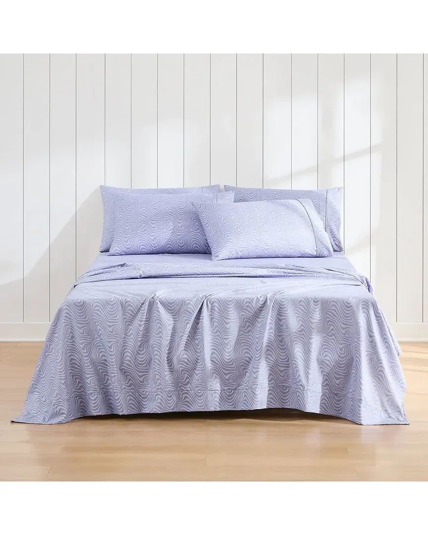 Retro Waves Sheet Set - Violet image