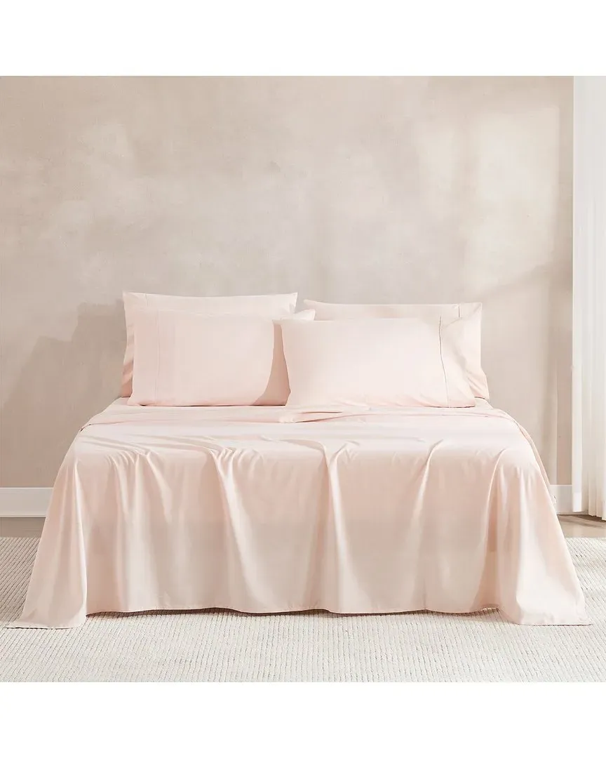 Verona Solid Sheet Set - Peach, Polyester