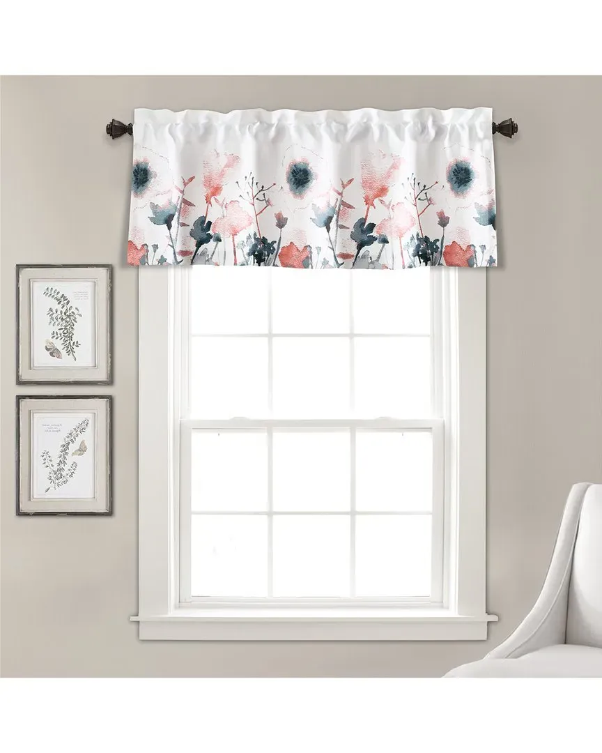 Zuri Flora Light Filtering Single Valance - Blue