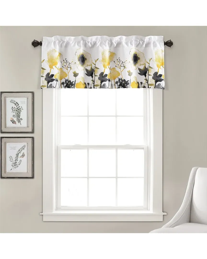 Zuri Flora Light Filtering Single Valance - Yellow