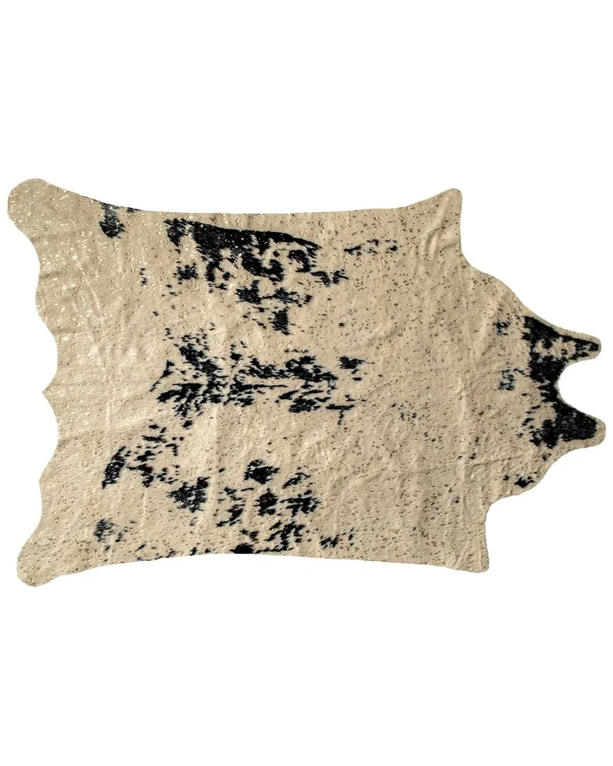 Machine Washable Faux Cowhide Rug - Off-White, Acrylic