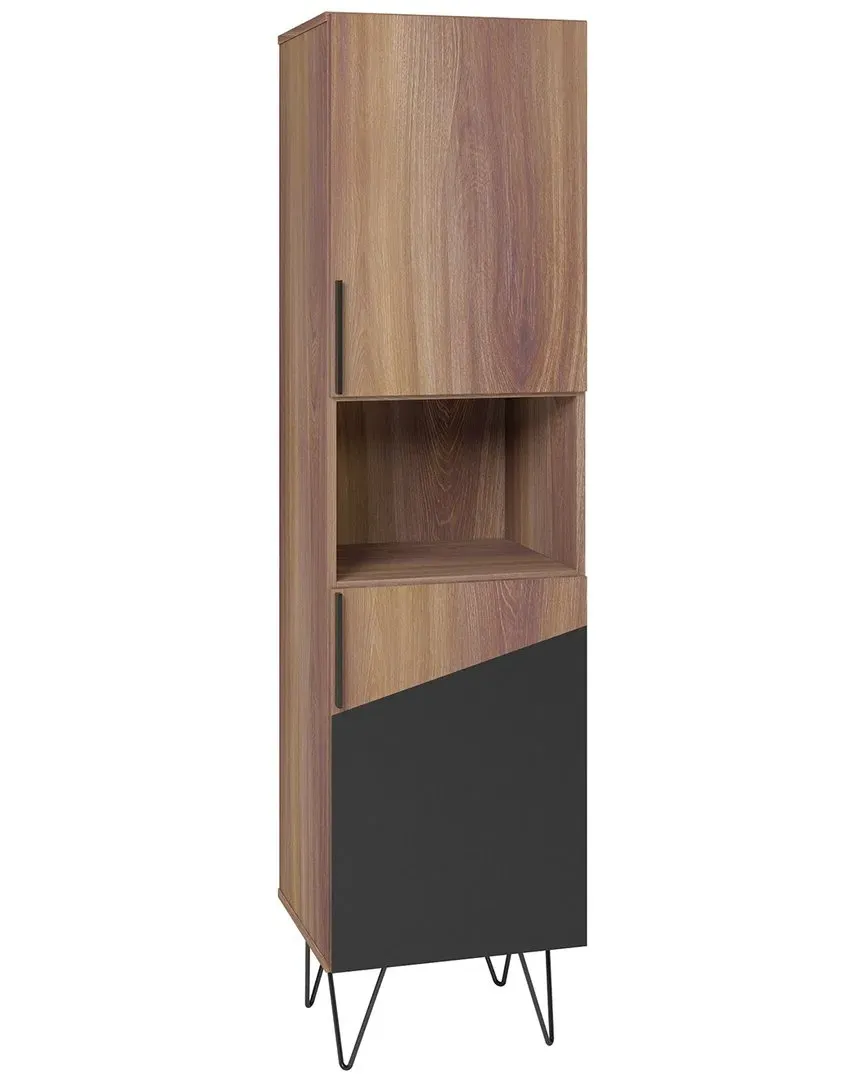 Beekman Narrow Bookcase Cabinet - Brown image
