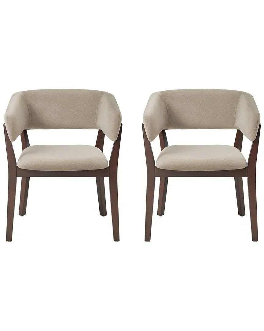 Blake Set of 2 Dining Armchairs - Beech Wood image