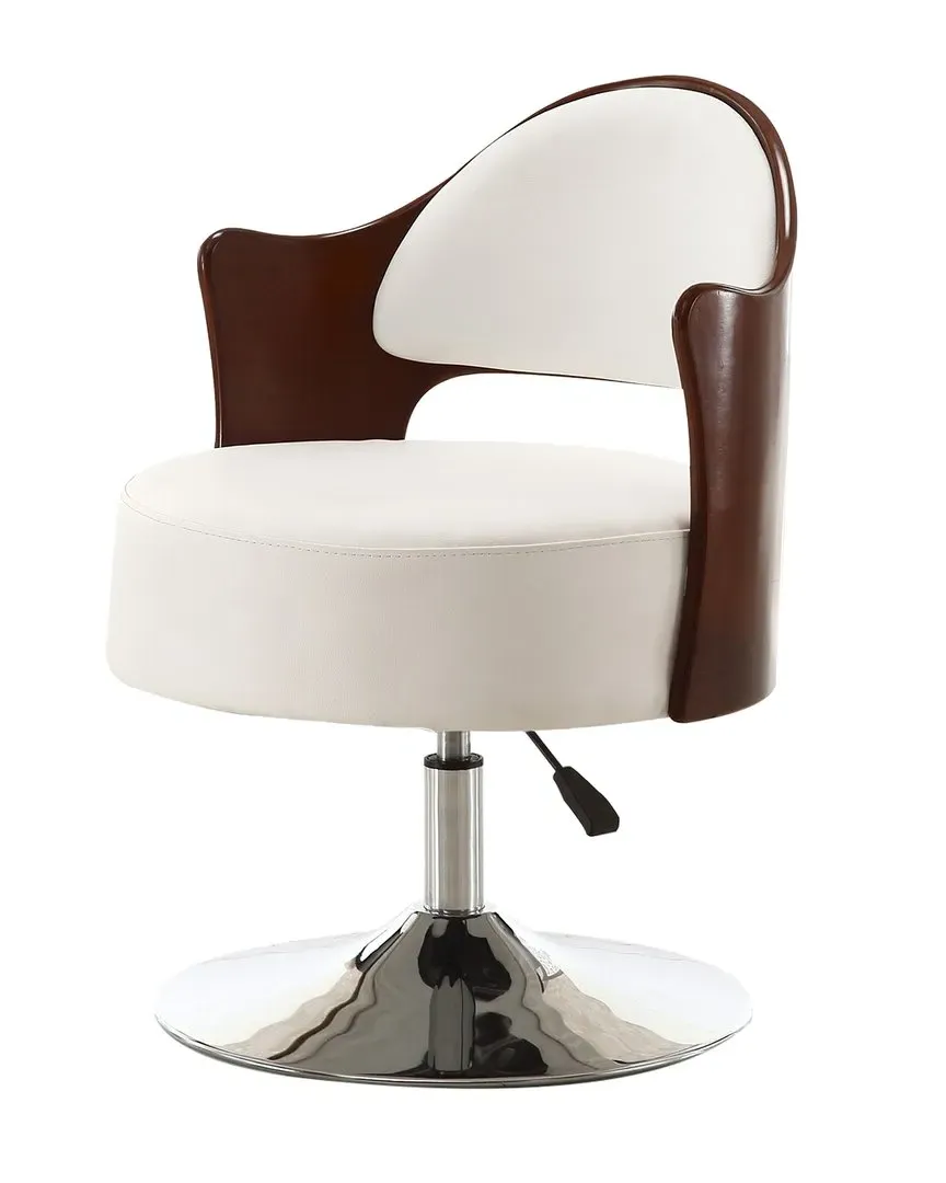 Bopper Accent Chair - White, Chrome image