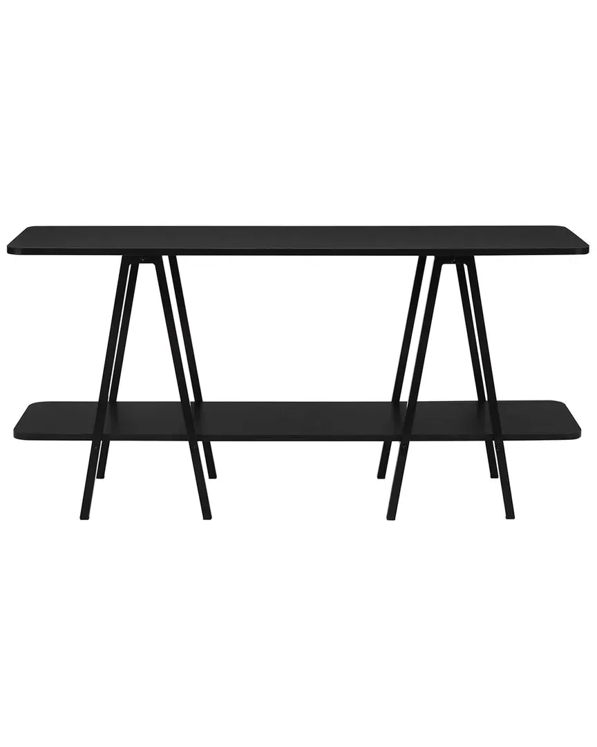 Celine Sideboard with Open Shelves - Black, MDF image