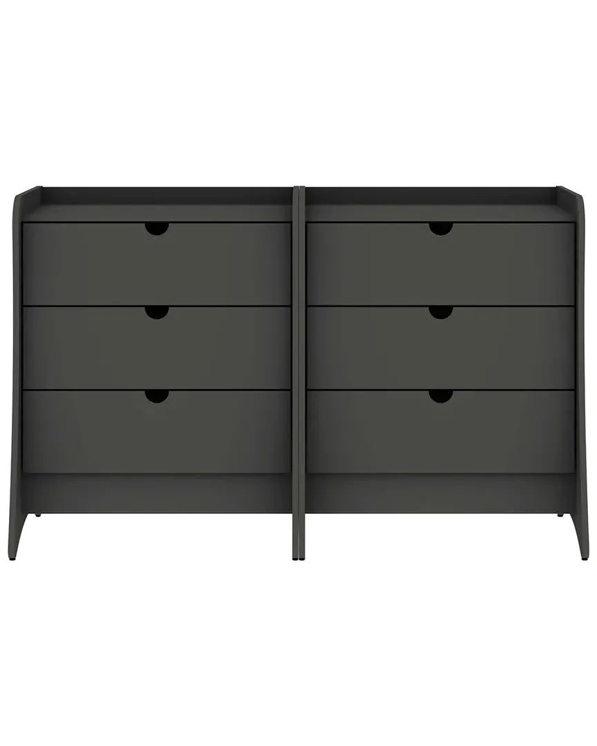 Coney 3-Drawer Dresser - Grey, MDF