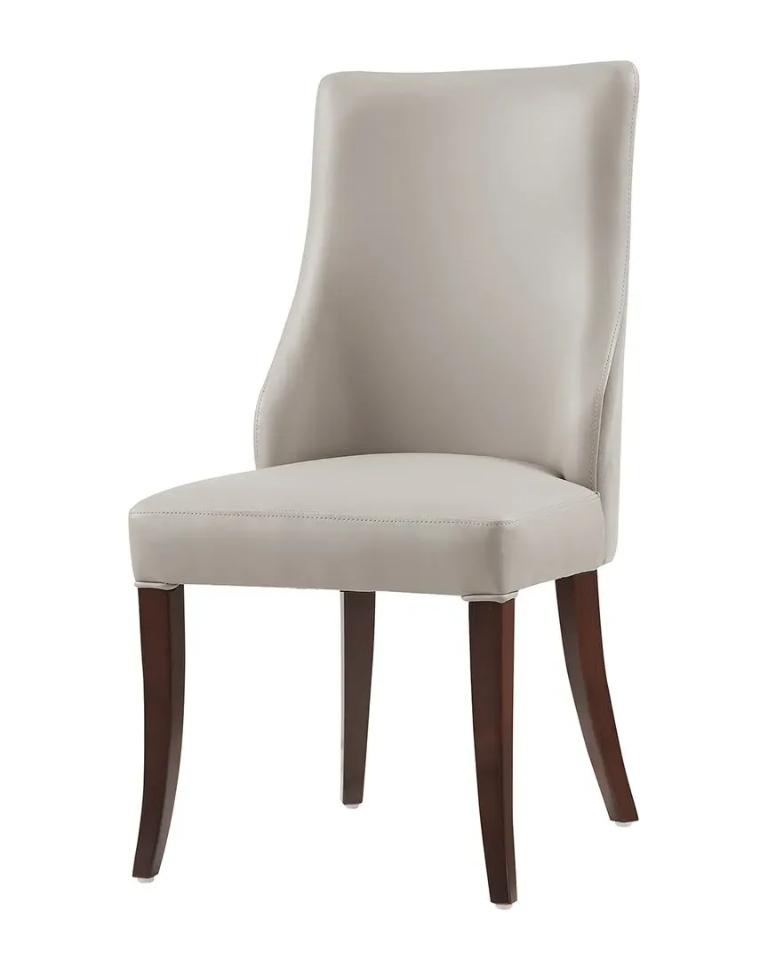 Connie Dining Chairs Set of 2 - Light Grey, Leatherette image