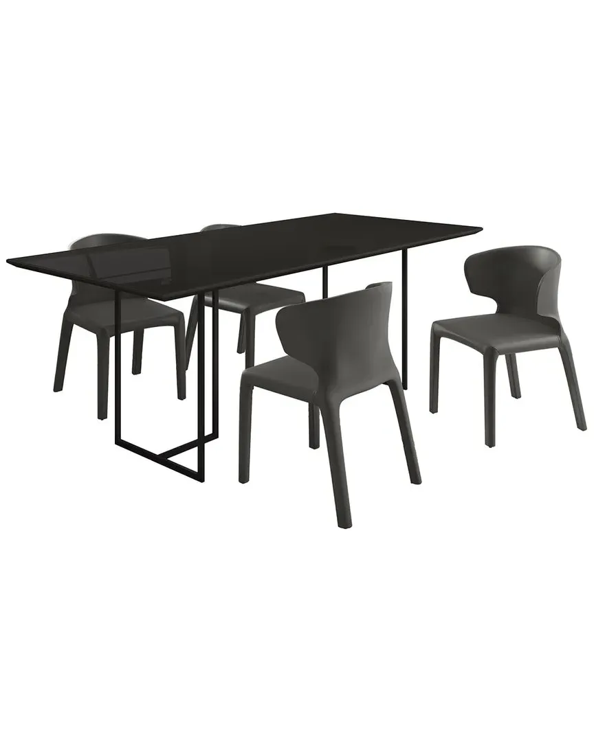 Conrad Dining Chair - Black, Metal image