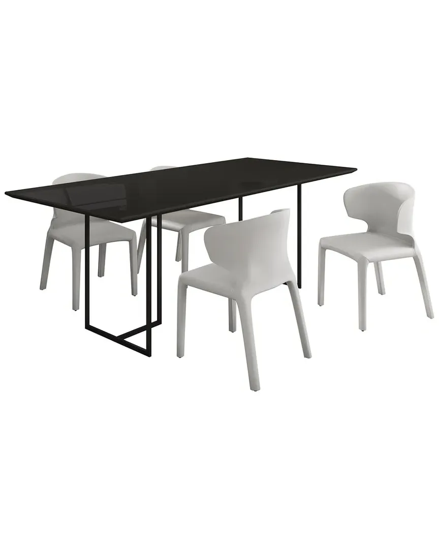 Conrad Dining Chair - Cream, Metal