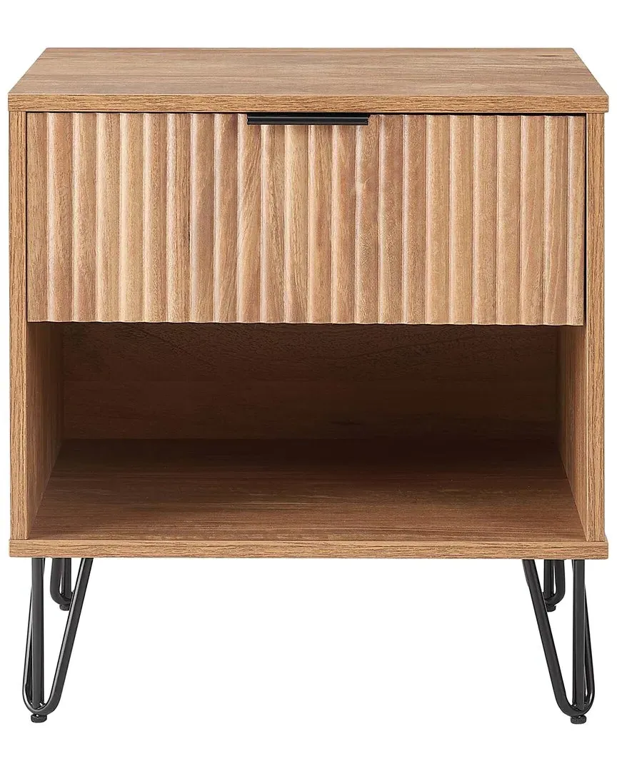 Dumbo 1.0 Nightstand with Drawer - Brown, MDF