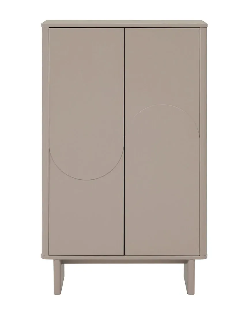 Ella Accent Cabinet with Storage - Mocha, MDF image