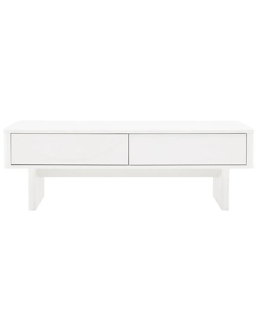 Ella Coffee Table with Storage - White, MDF