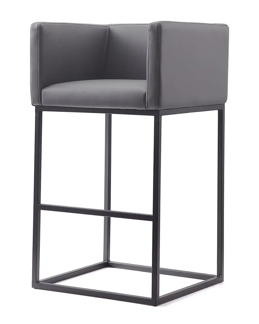 Embassy Bar Stool - Grey, Metal