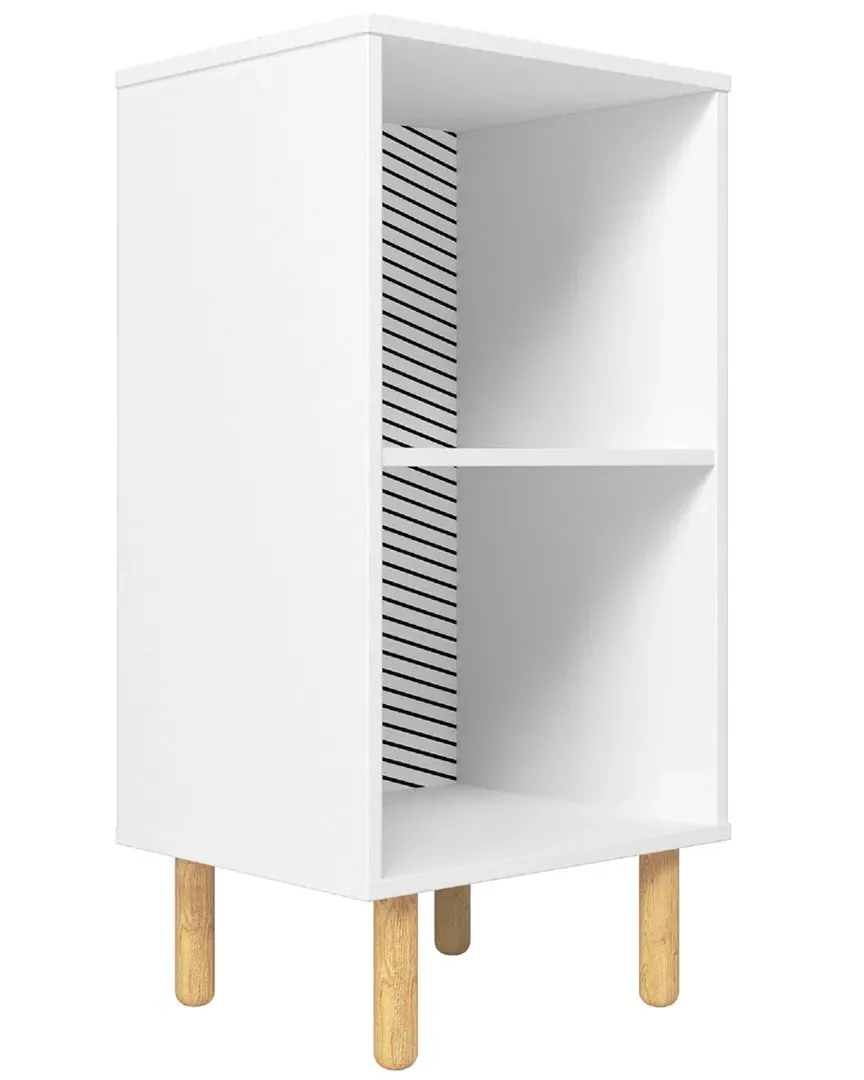 Essex Nightstand with Shelves - White, Zebra BP image