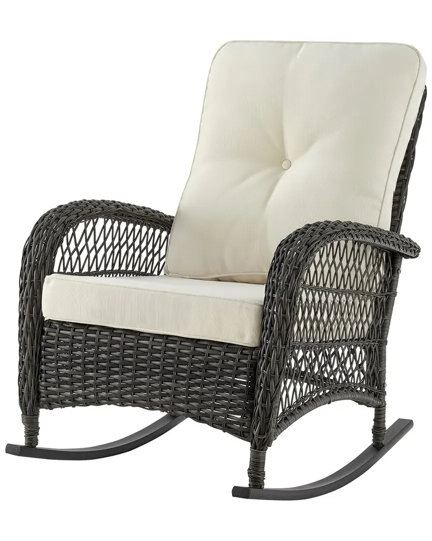 Fruttuo Patio Rocking Chair - Mixed Grey image