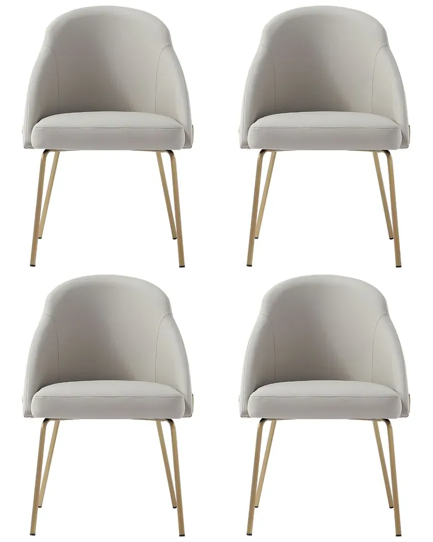 Gracie Dining Chair - Stone, Leatherette