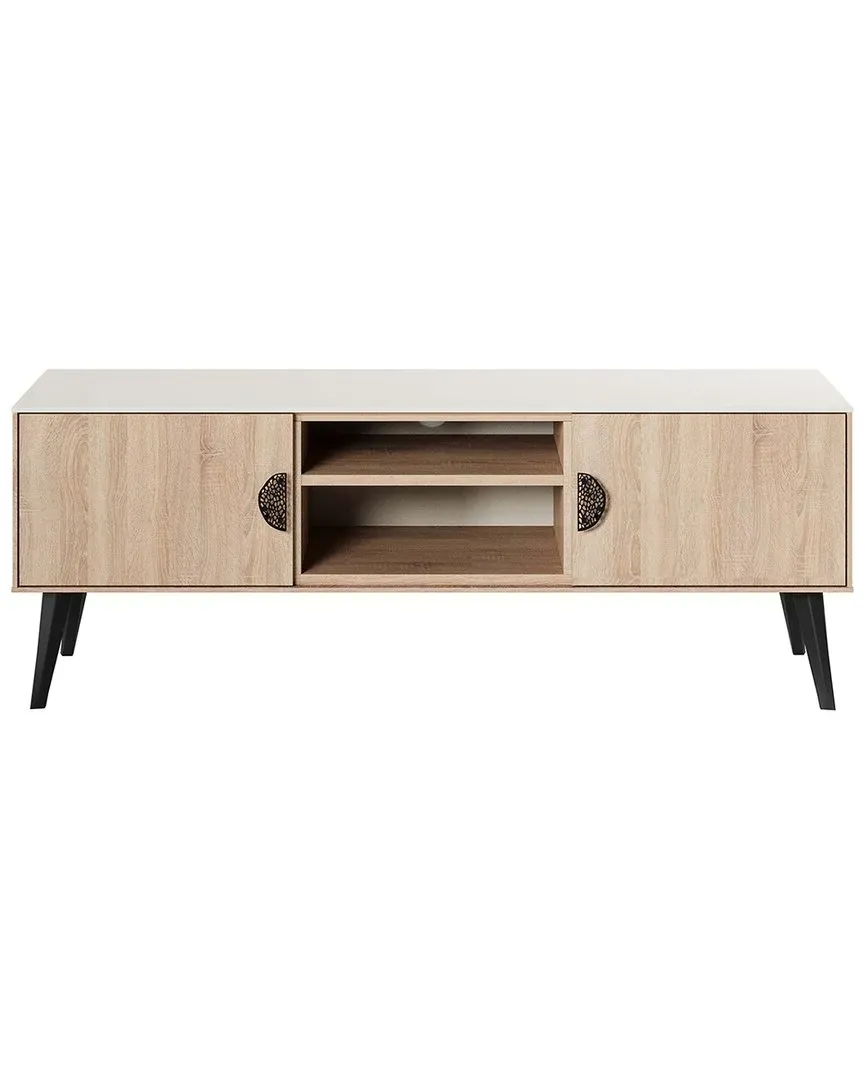Haley TV Stand with Storage - Brown image