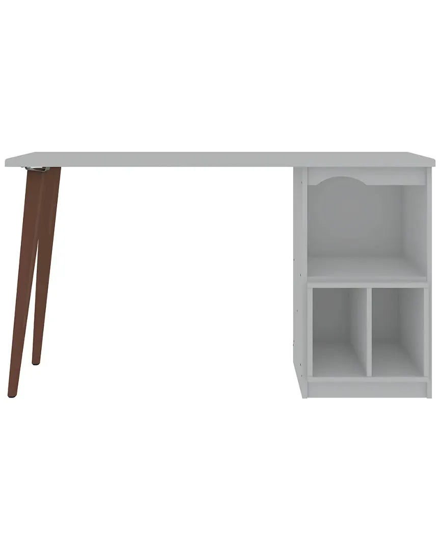 Hampton 53in Home Office Desk with Storage - White