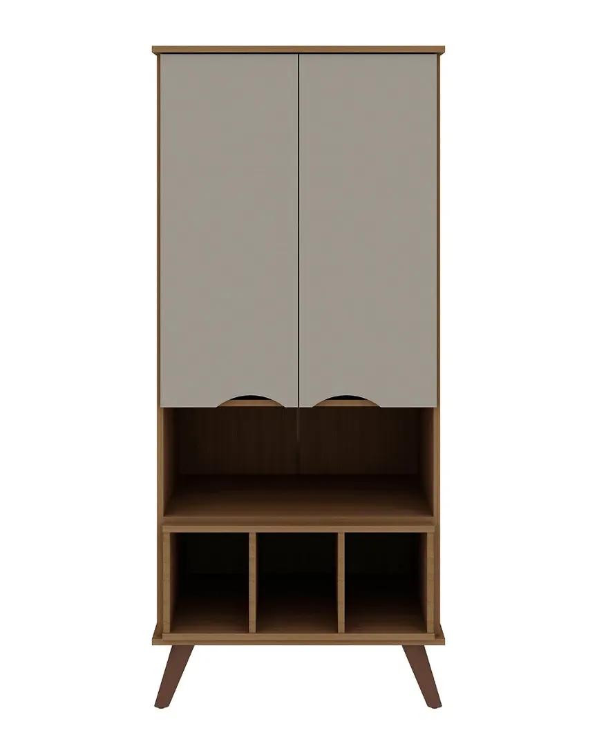 Hampton Display Cabinet with Storage - White, MDF image