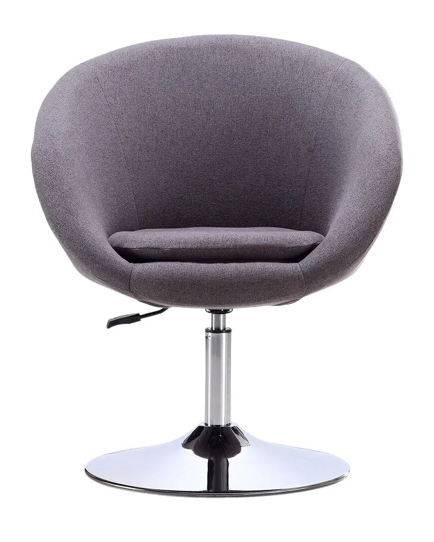 Hopper Accent Chair - Grey, Metal