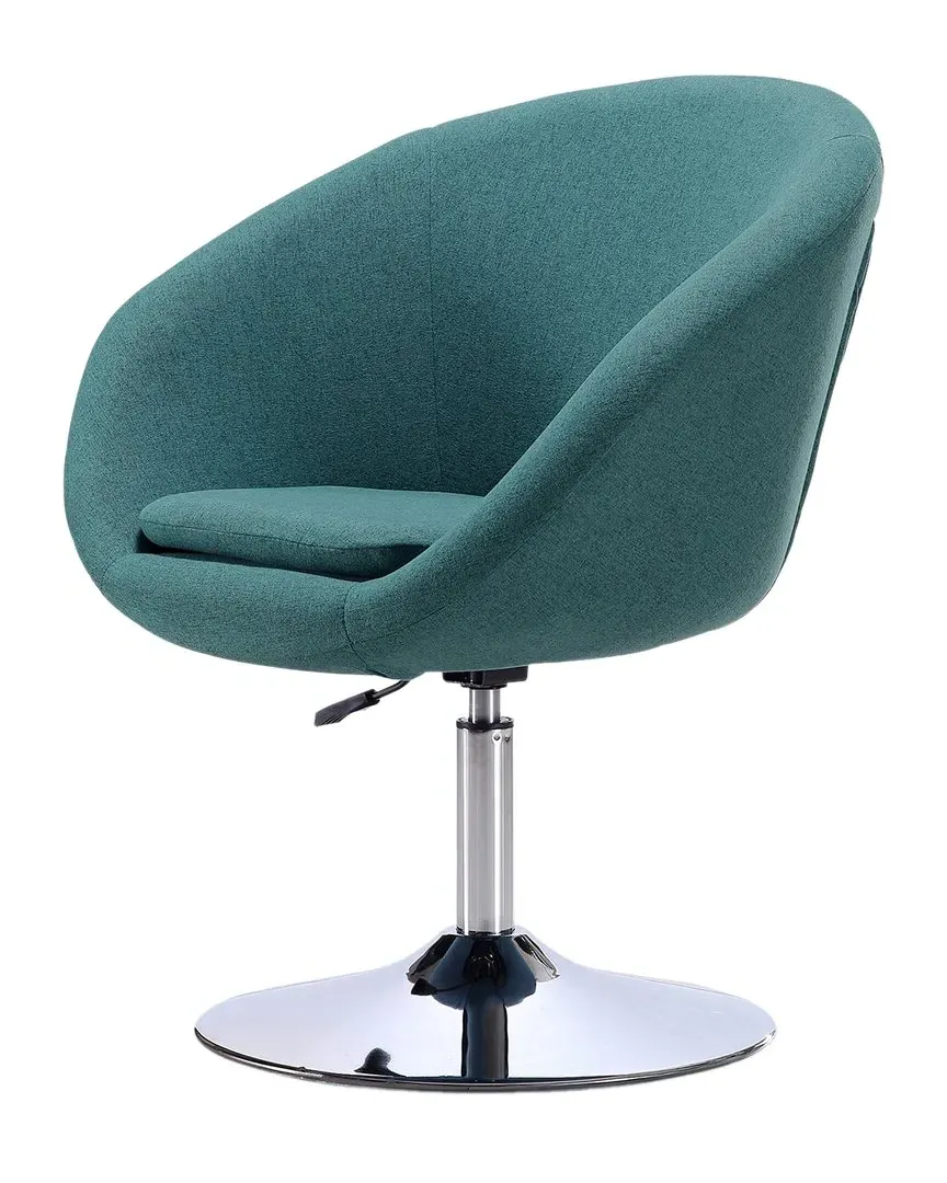 Hopper Accent Chair - Sky Blue, Metal