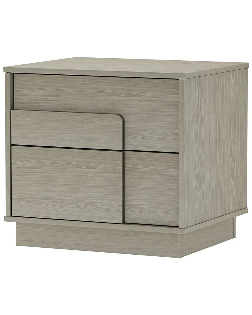 Horizon Nightstand with Storage - White