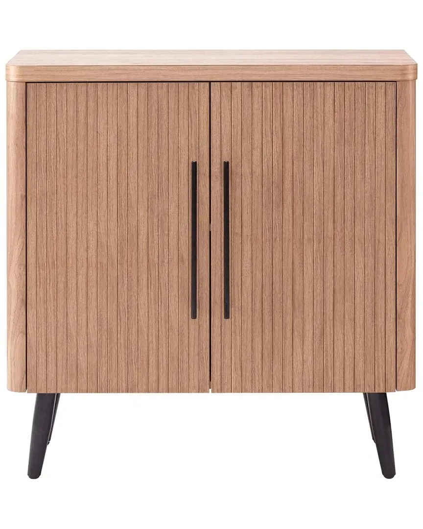 Jodie 31.1in Accent Cabinet with Soft Close Doors - Brown image