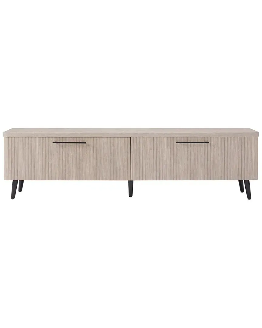 Jodie 68.9in TV Stand with Storage Drawers - White