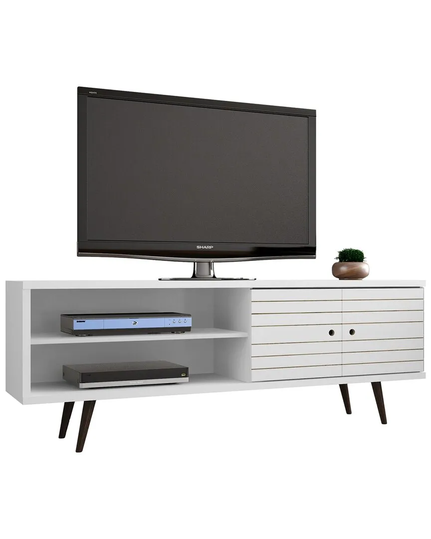 Liberty 63" TV Stand with Storage - White, MDF