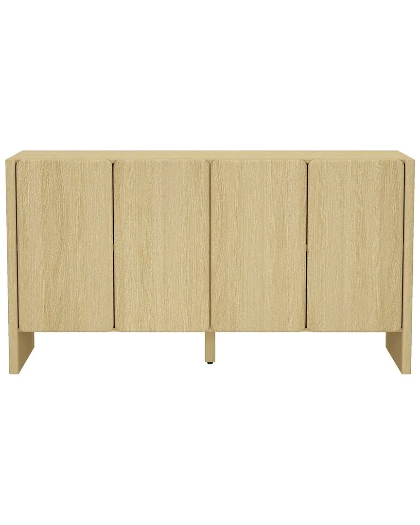 Linda 60in Sideboard with Soft Close Doors - Natural Oak