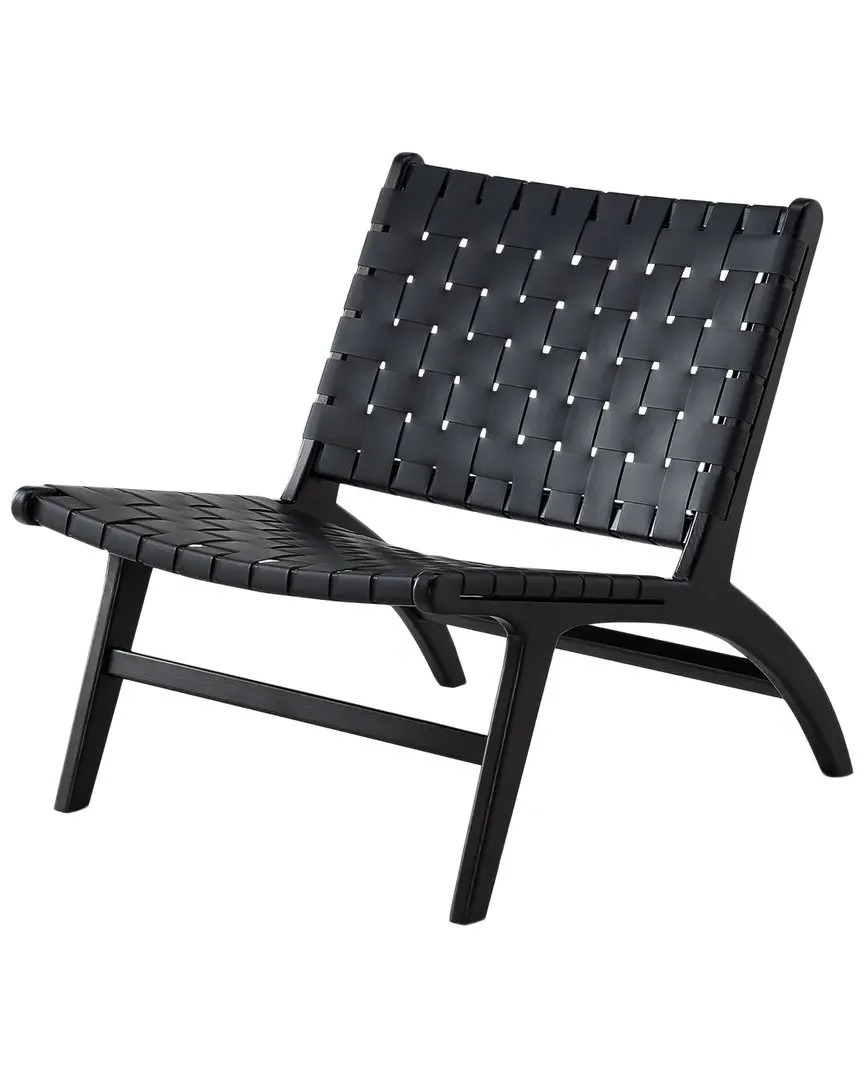 Maintenon Accent Chair - Black, Ash Wood