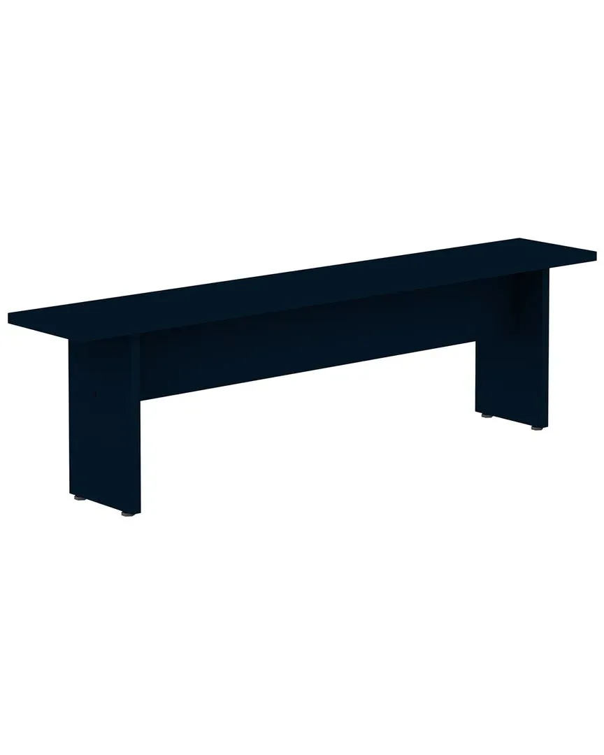 Nomad Collection 68in Dining Bench - Blue, MDF image