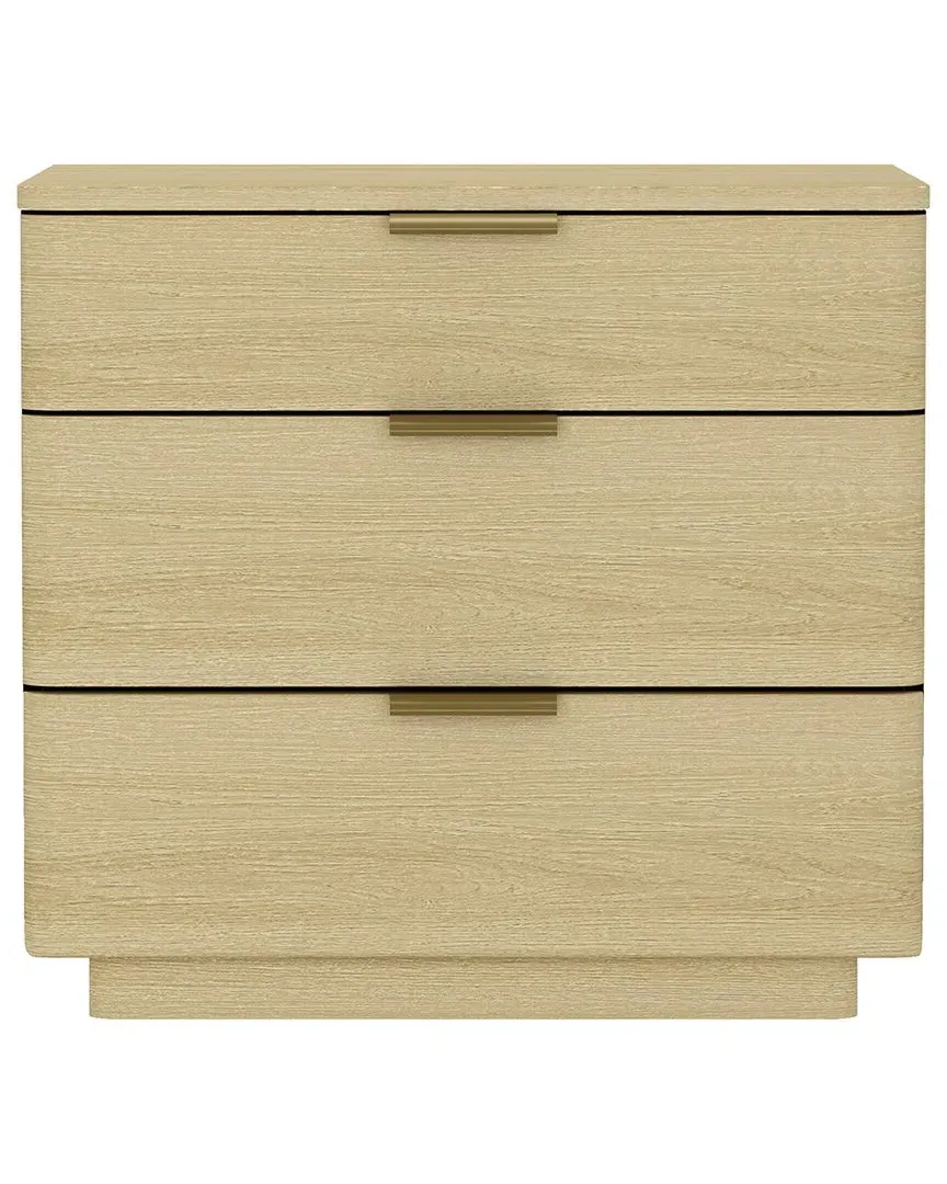 Payton 3-Drawer Nightstand - Natural Oak, MDF