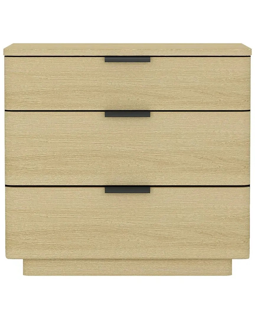Payton Set of 2 Nightstands with 6 Drawers - Natural Oak