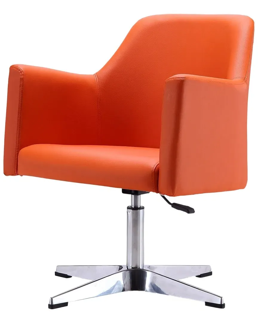 Pelo Accent Chair - Orange, Metal image