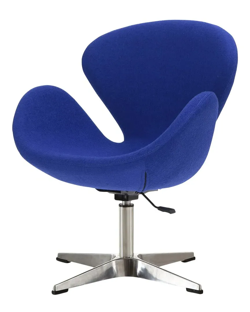 Raspberry Accent Chair - Blue, Metal