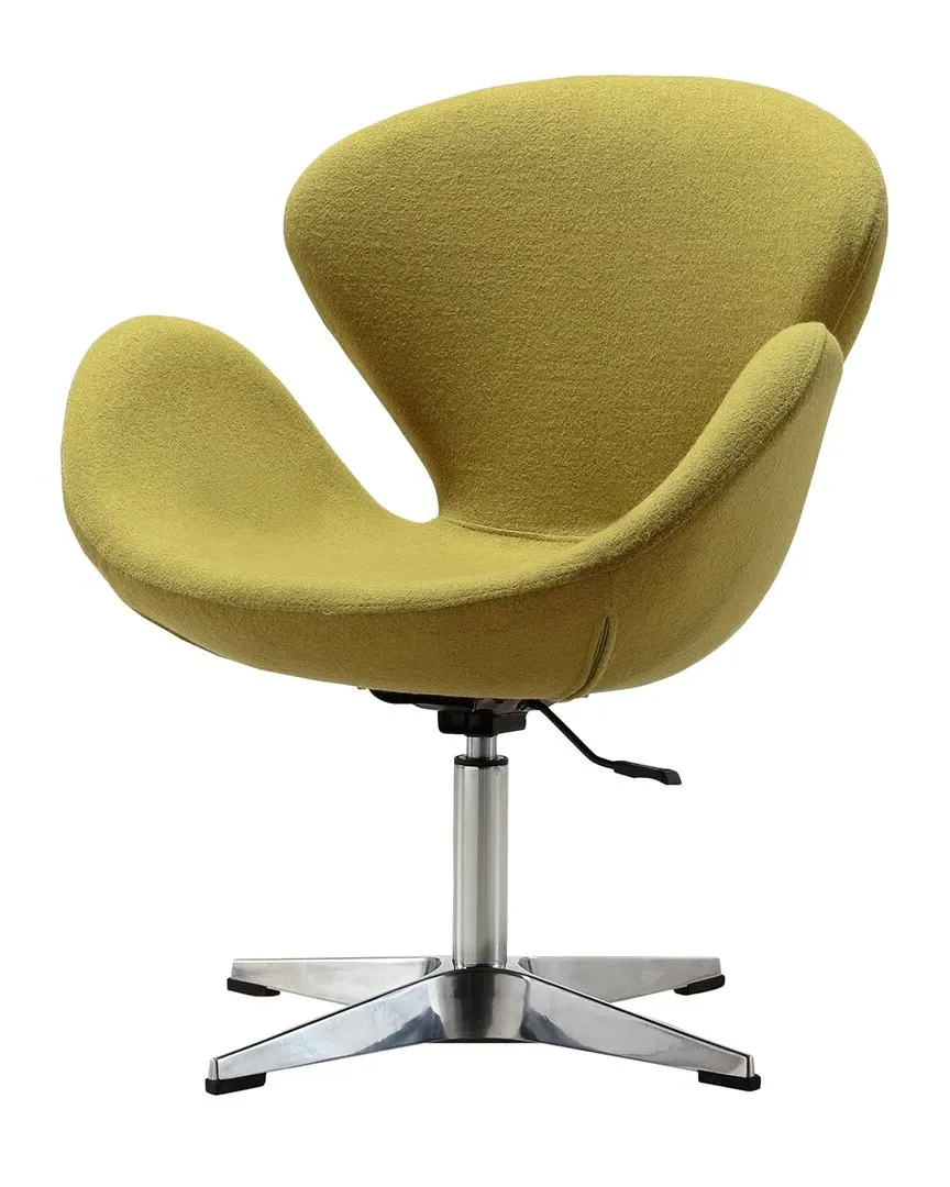 Raspberry Accent Chair - Green, Metal