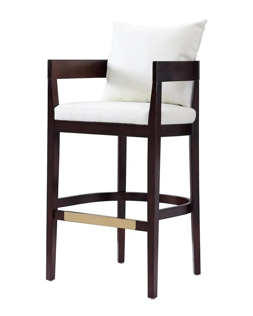 Ritz Bar Stool - Ivory, Beech Wood image
