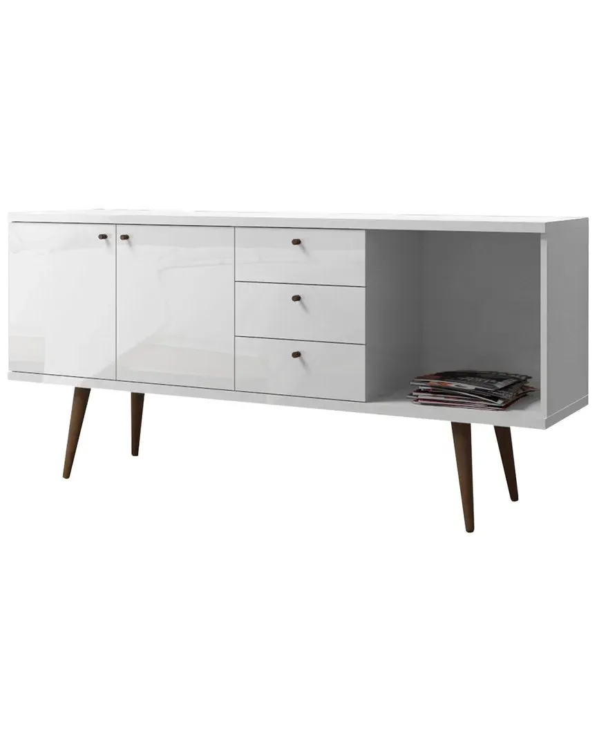 Utopia Wide Dresser - White, MDF